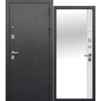 Геометрия Зеркало Антик серебро/Эмалит белый