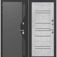 Версо Букле серый/Бетон снежный