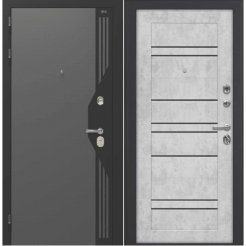 Версо Букле серый/Бетон снежный