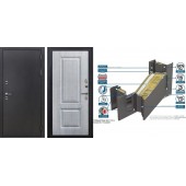 Дверь входная с терморазрывом Классик Антик серебро/Сосна Дверь входная с терморазрывом Классик Антик серебро/Сосна